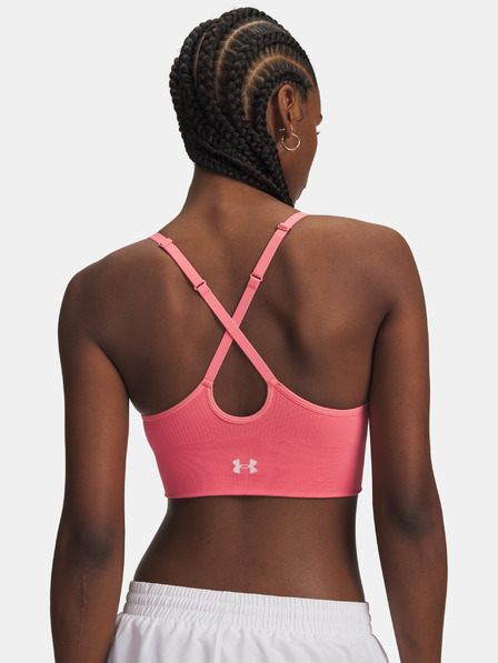 Under Armour Ženski nedrček  Under Armour Vanish Seamless Low Bra-PNK