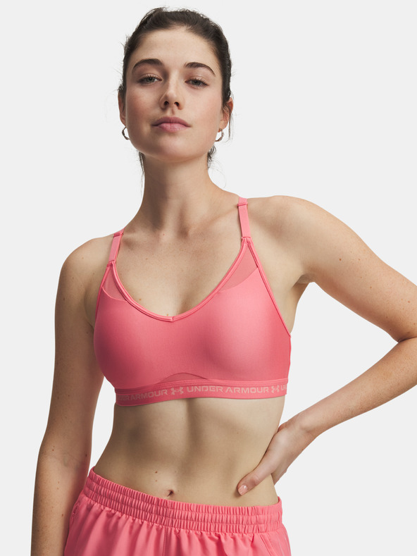 Under Armour Ženski nedrček  Under Armour UA Crossback Low Bra-PNK