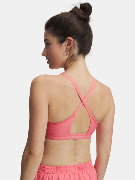 Under Armour Ženski nedrček  Under Armour UA Crossback Low Bra-PNK