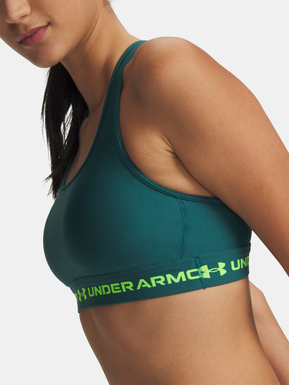 Under Armour Ženski nedrček  Under Armour Crossback Mid Bra-GRN