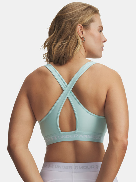 Under Armour Ženski nedrček  Under Armour Crossback Mid Bra-GRN