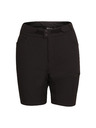 ALPINE PRO Ženske softshell hitrosušeče kratke hlače ALPINE PRO ZOLENA black