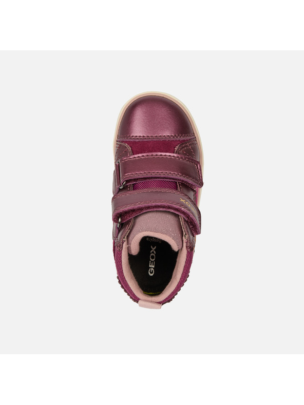 Geox Vijolčasti dekliški čevlji za prve korake Geox Gisli Girl