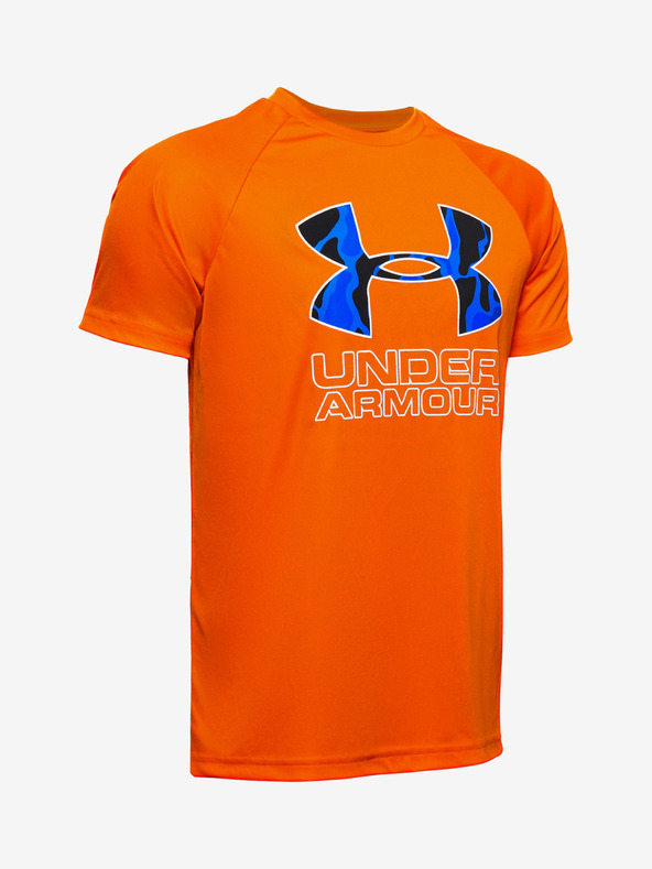 Under Armour Deška majica Under Armour TECH HYBRID PRINT FILL LOGO TEE-ORG