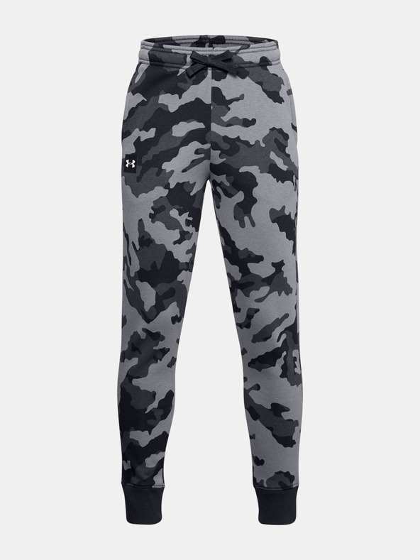 Under Armour Deške spodnji del trenirke Under Armour UA RIVAL FLEECE PRTD JOGGERS-BLK