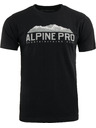 ALPINE PRO Moško bombažno majico ALPINE PRO MODEN black