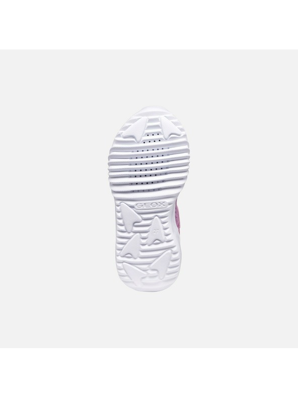 Geox Rožnati deklinski svetleči čevlji Geox Assister