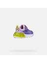 Geox Vijolični deklinski svetleči čevlji Geox Activart Illuminus
