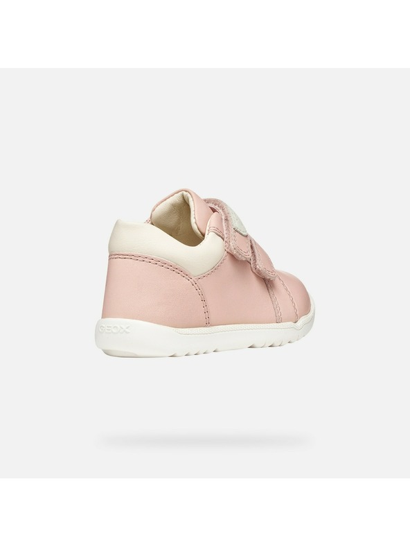 Geox Svetlo rožnati deklinski čevlji za prve korake Geox Macchia