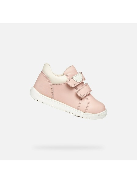 Geox Svetlo rožnati deklinski čevlji za prve korake Geox Macchia