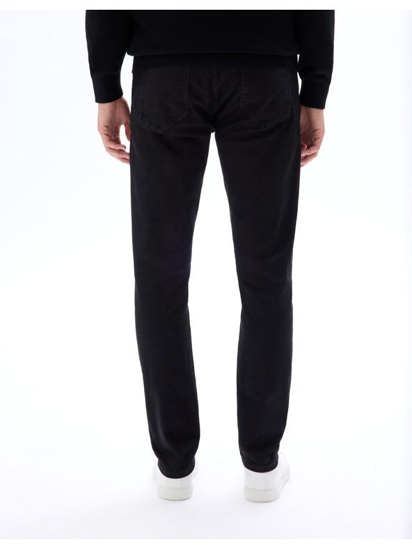 Celio Črne moške slim fit kavbojke Celio Foslim