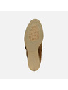 Geox Rjavi ženski škornji Geox Wedge