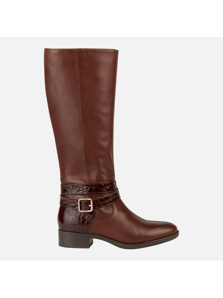 Geox Rjavi ženski škornji Geox Felicity