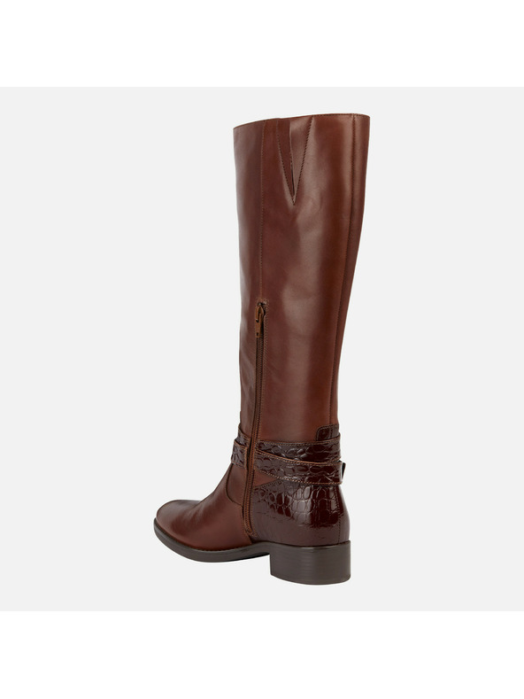 Geox Rjavi ženski škornji Geox Felicity