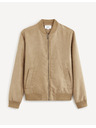 Celio Svetlo rjava moška bombera iz semiša Celio Budain