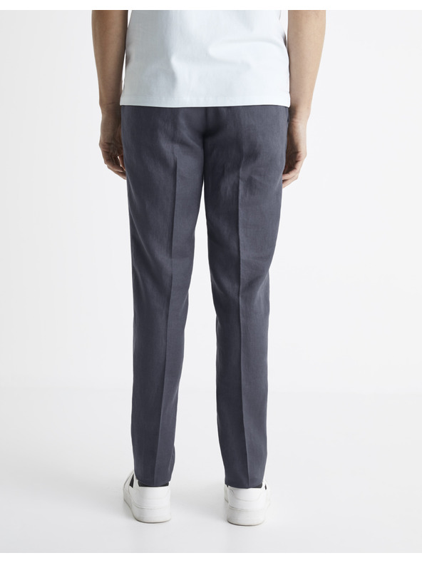 Celio Lanene hlače za obleko Celio