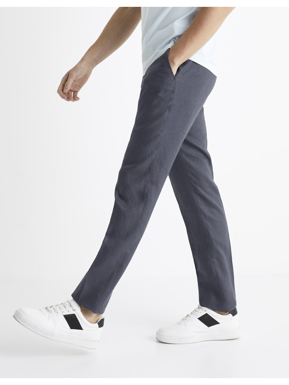 Celio Lanene hlače za obleko Celio