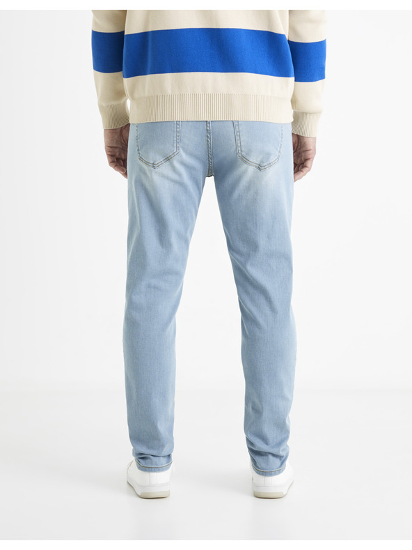 Celio Svetlomodre moške kavbojke Celio Slim Fit Length