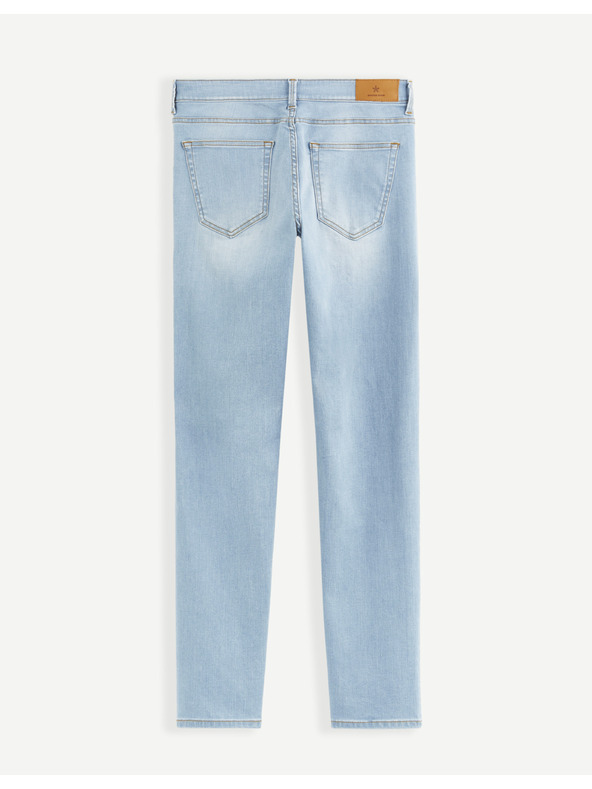 Celio Svetlomodre moške kavbojke Celio Slim Fit Length