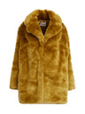 Orsay Gorčično rumen ženski plašč iz umetnega krzna ORSAY