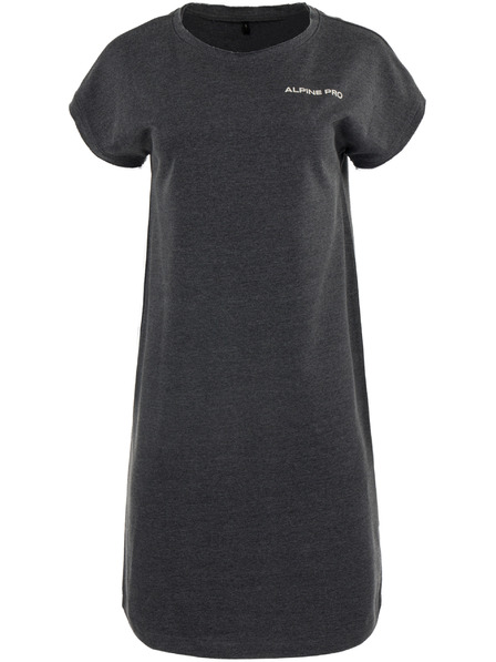 ALPINE PRO Siva ženska obleka ALPINE PRO HEMADA