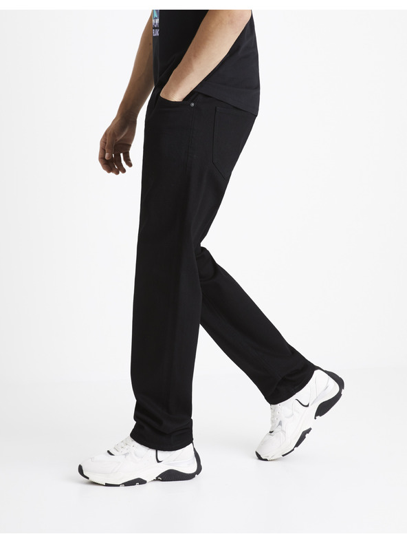 Celio Črne moške kavbojke Celio običajnega kroja