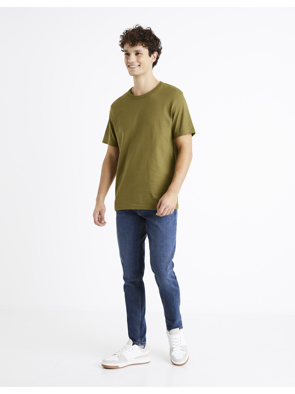 Celio Modre moške kavbojke ozkega kroja Celio C45 Doskinny