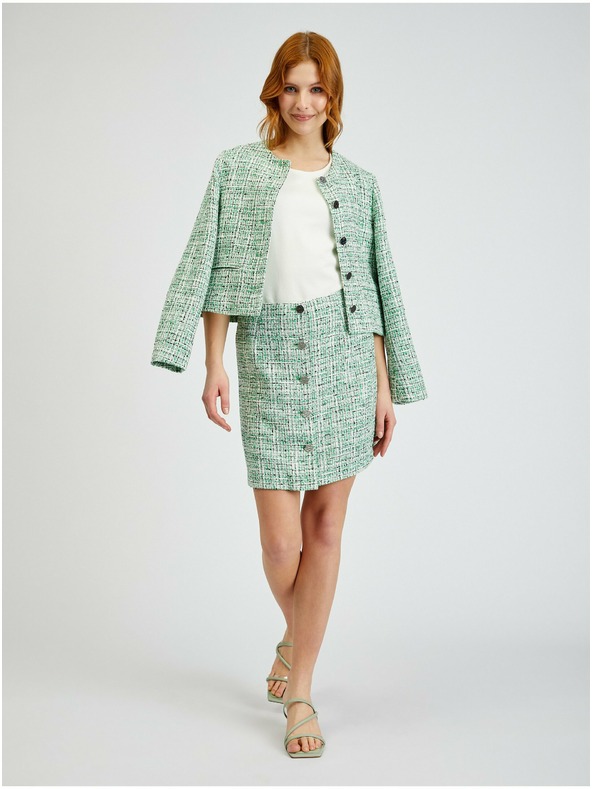Orsay Zeleno žensko tvidasto krilo ORSAY
