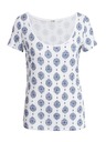 Orsay Modro-bela vzorčasta majica ORSAY