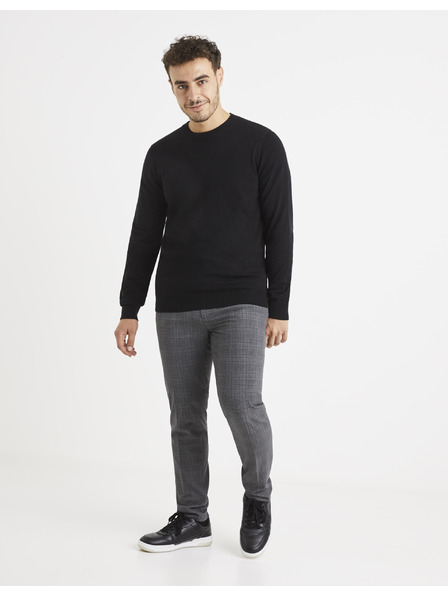 Celio Črn moški osnovni pulover Celio