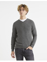 Celio Celio Veviflex Sivi pulover iz volne Celio Veviflex Sivi pulover iz volne Celio Veviflex
