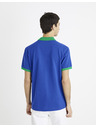 Celio Modra moška polo majica Celio Decabestan