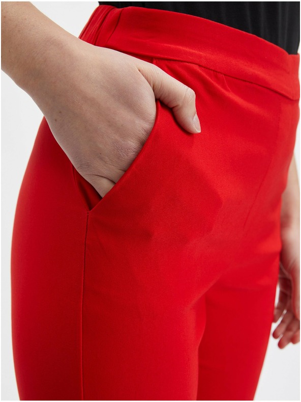 Orsay Rdeče ženske hlače ORSAY