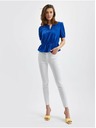Orsay Modra ženska cvetlična bluza ORSAY
