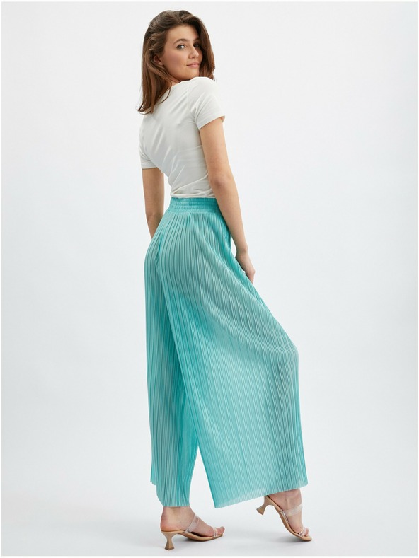 Orsay Turkizne ženske široke hlače ORSAY