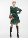 Orsay Petrolejsko zelena ženska vzorčasta obleka ORSAY