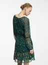 Orsay Petrolejsko zelena ženska vzorčasta obleka ORSAY