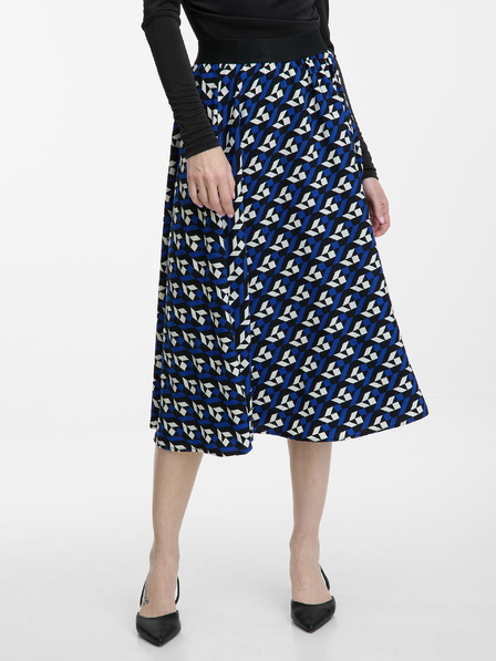 Orsay Modro žensko plisirano vzorčasto krilo ORSAY