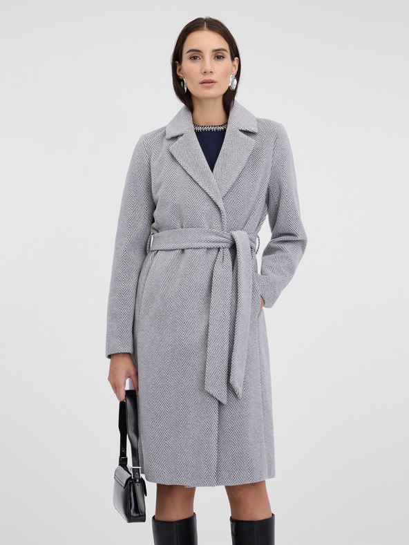 Orsay Siv ženski zimski plašč ORSAY