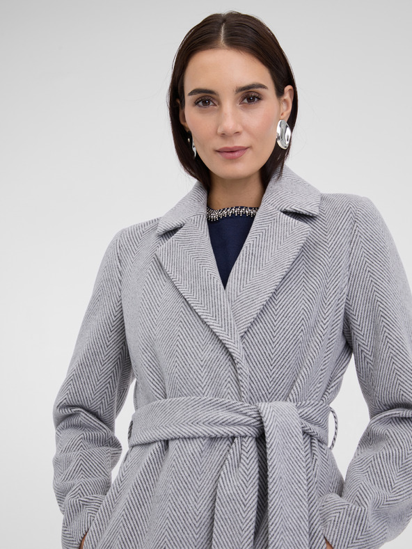 Orsay Siv ženski zimski plašč ORSAY