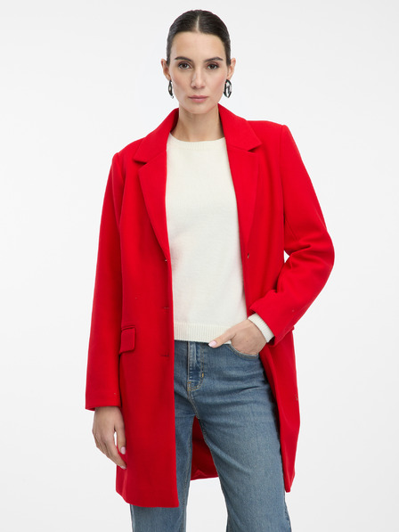 Orsay Rdeč ženski plašč ORSAY