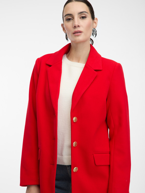 Orsay Rdeč ženski plašč ORSAY