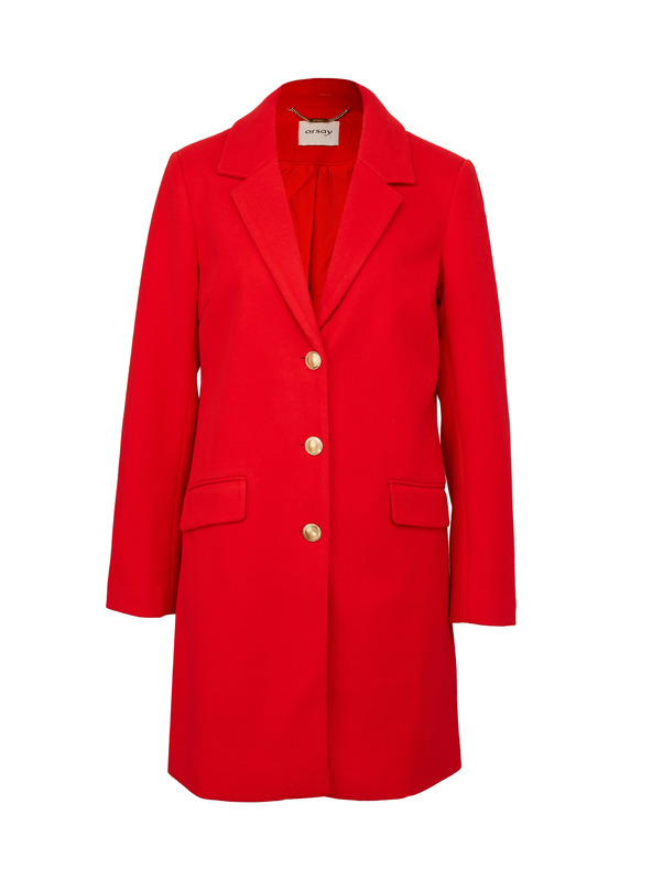Orsay Rdeč ženski plašč ORSAY