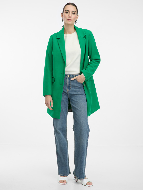Orsay Zelen ženski plašč ORSAY