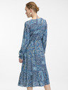 Orsay Modra ženska vzorčasta midi obleka ORSAY