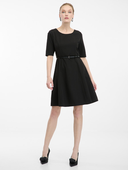 Orsay Črna ženska obleka ORSAY