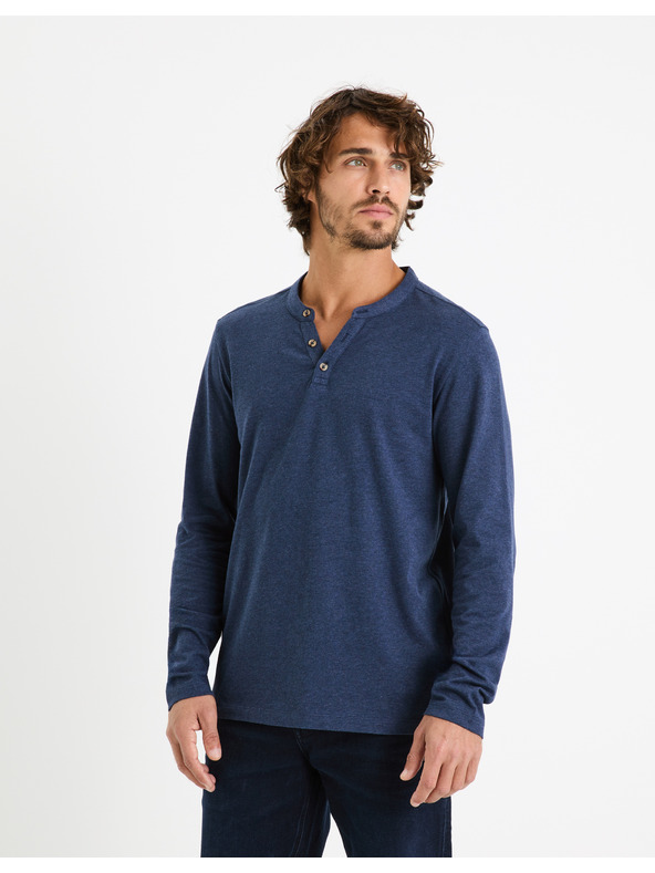 Celio Temno modra moška srajca Celio Fegetiml