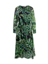 Orsay Zelena ženska cvetlična obleka ORSAY