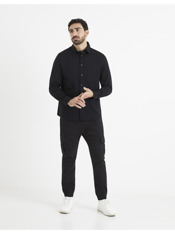 Celio Črna moška majica Celio Vajersey