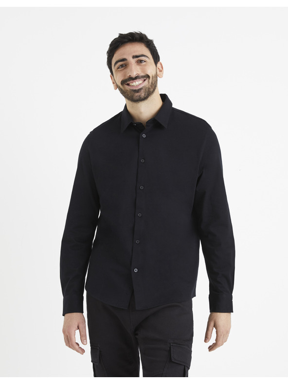 Celio Črna moška majica Celio Vajersey